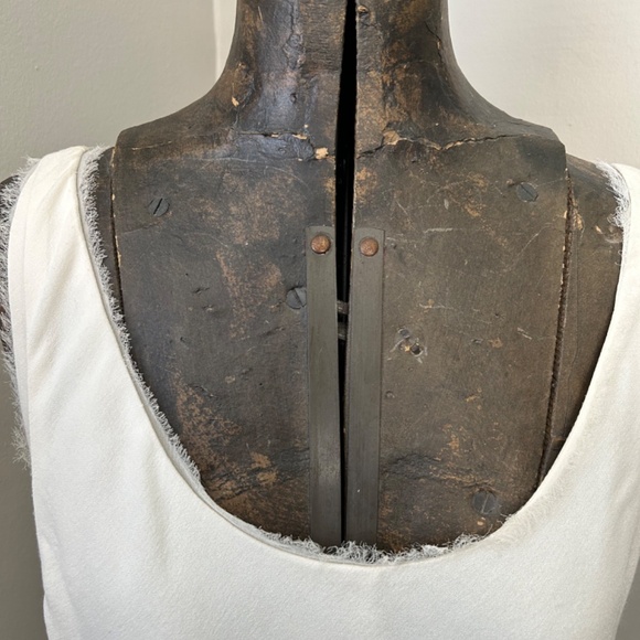 Ivory Helmut Lang Asymmetrical Draped Dress and Matching Jacket - Picture 12 of 16